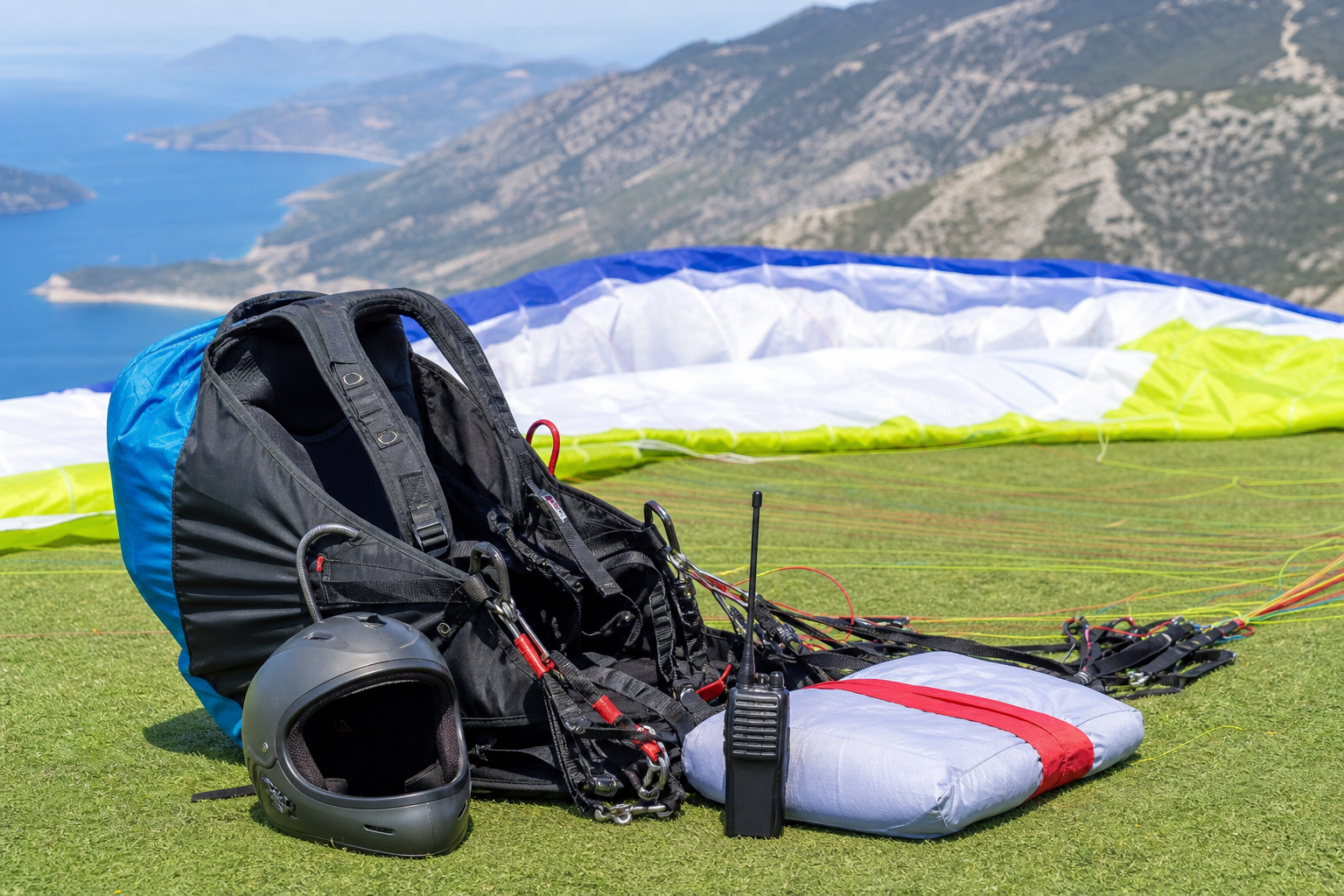Yamaç paraşütü ekipmanları